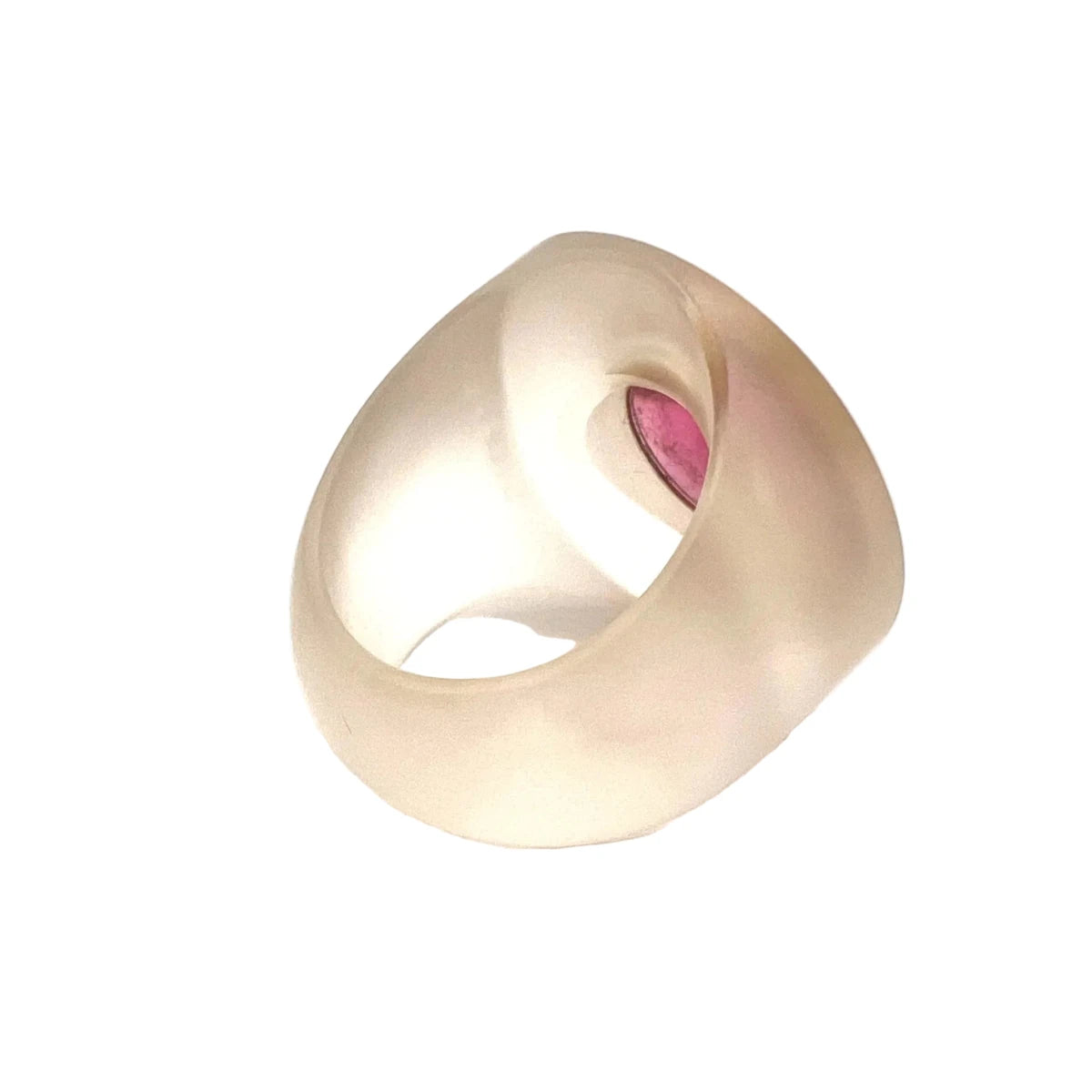 Bague Cocktail STOFFEL en or jaune, tourmaline et quartz - Castafiore