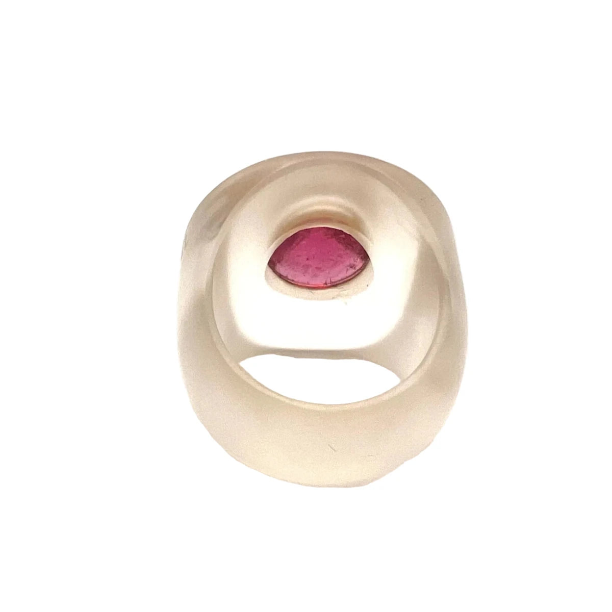 Bague Cocktail STOFFEL en or jaune, tourmaline et quartz - Castafiore