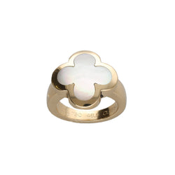 Bague Cocktail VAN CLEEF & ARPELS. "Pure Alhambra" en or jaune - Castafiore