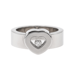 Bague Coeur Happy Diamonds Chopard en or blanc et diamant - Castafiore