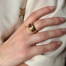 Bague croisillons - Castafiore