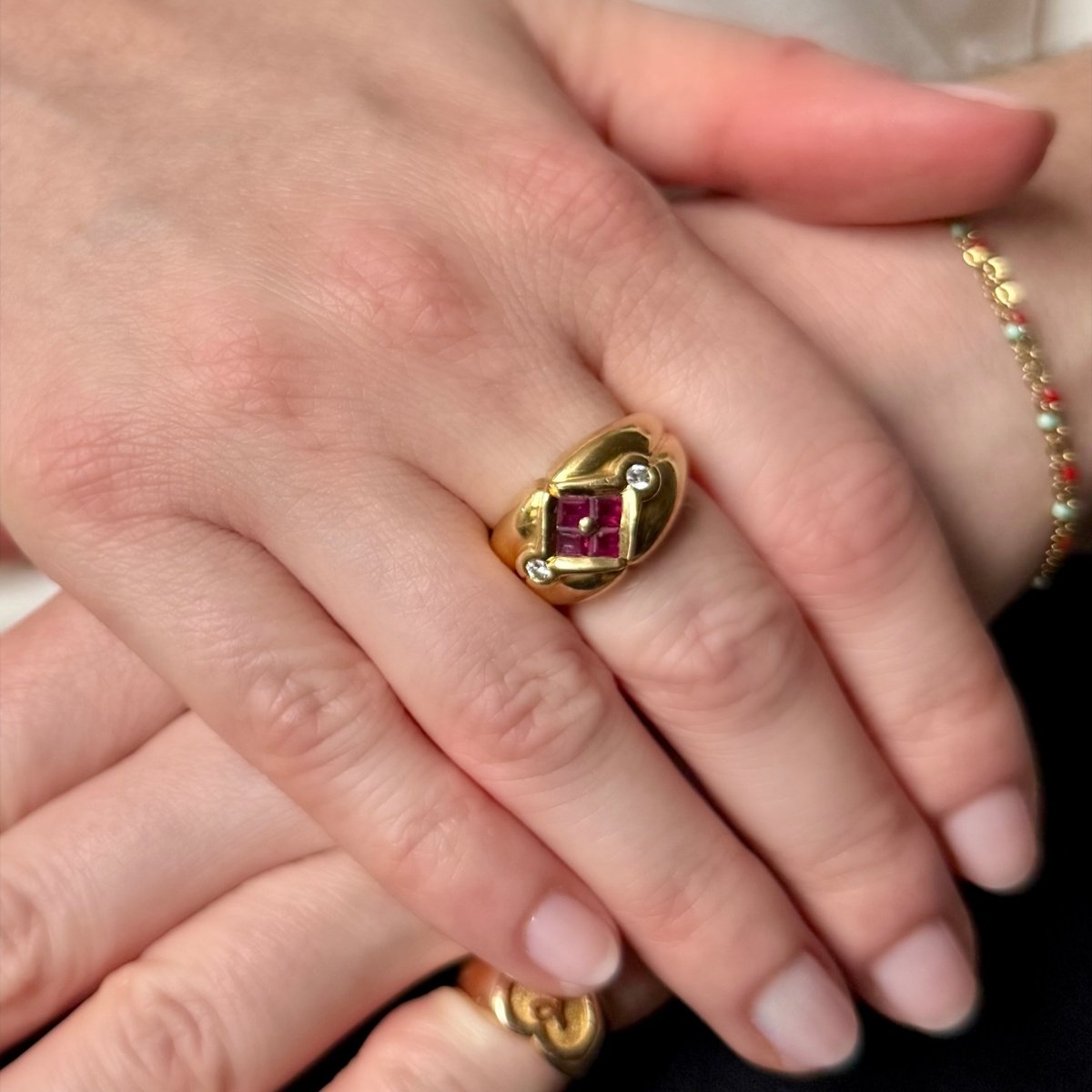 Bague croisillons - Castafiore