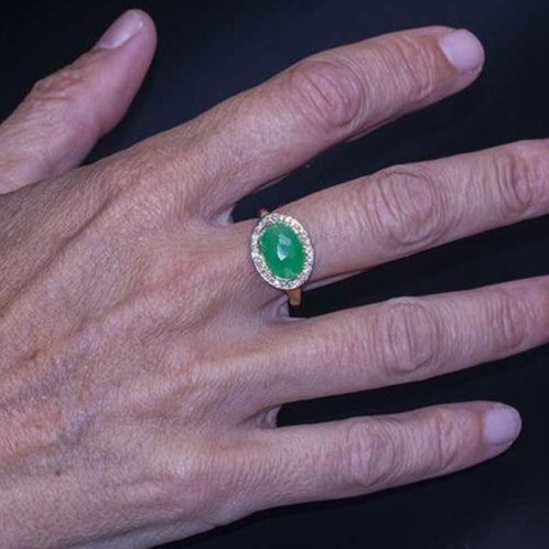 Bague DANZE Or jaune et diamants - Castafiore