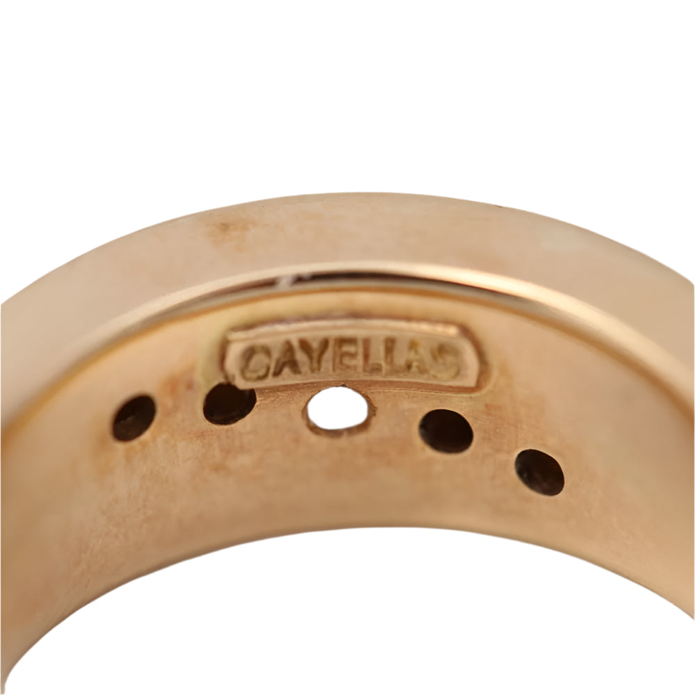 Bague d'auteur en or et brillants - Castafiore