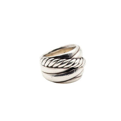 Bague DAVID YURMAN "Crossover" en argent - Castafiore