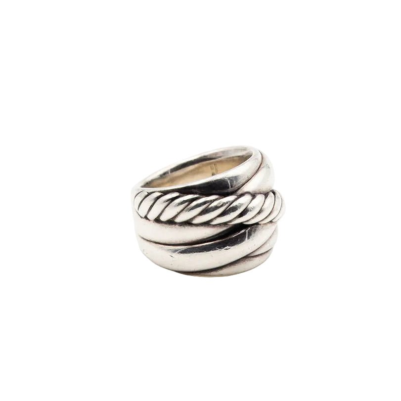 Bague DAVID YURMAN "Crossover" en argent - Castafiore