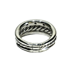 Bague DAVID YURMAN en argent et diamants - Castafiore