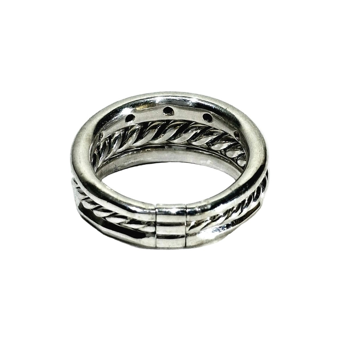 Bague DAVID YURMAN en argent et diamants - Castafiore