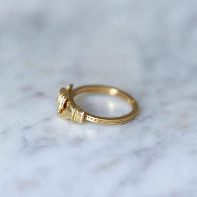 Bague de Foi Fédé Or Jaune - Castafiore