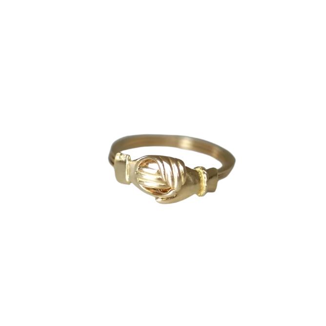 Bague de Foi Fédé Or Jaune - Castafiore