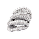 Bague De Grisogono "Onde" en or blanc et diamants - Castafiore