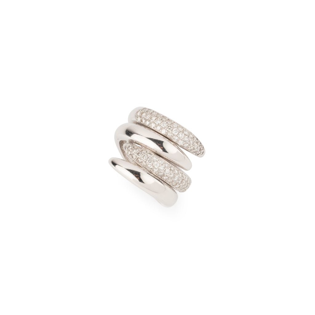 Bague de la maison Chaumet, collection Tango en diamant - Castafiore