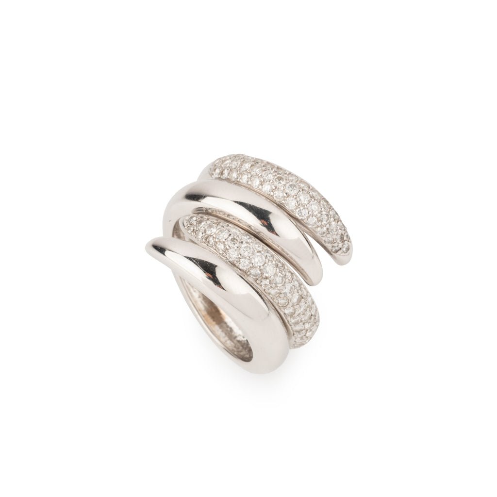 Bague de la maison Chaumet, collection Tango en diamant - Castafiore