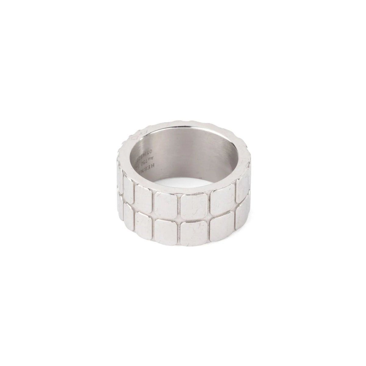 Bague de la Maison Hermès en or gris - Castafiore