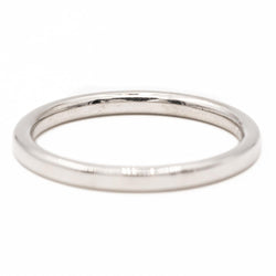 Bague Demi alliance Or blanc Diamant - Castafiore