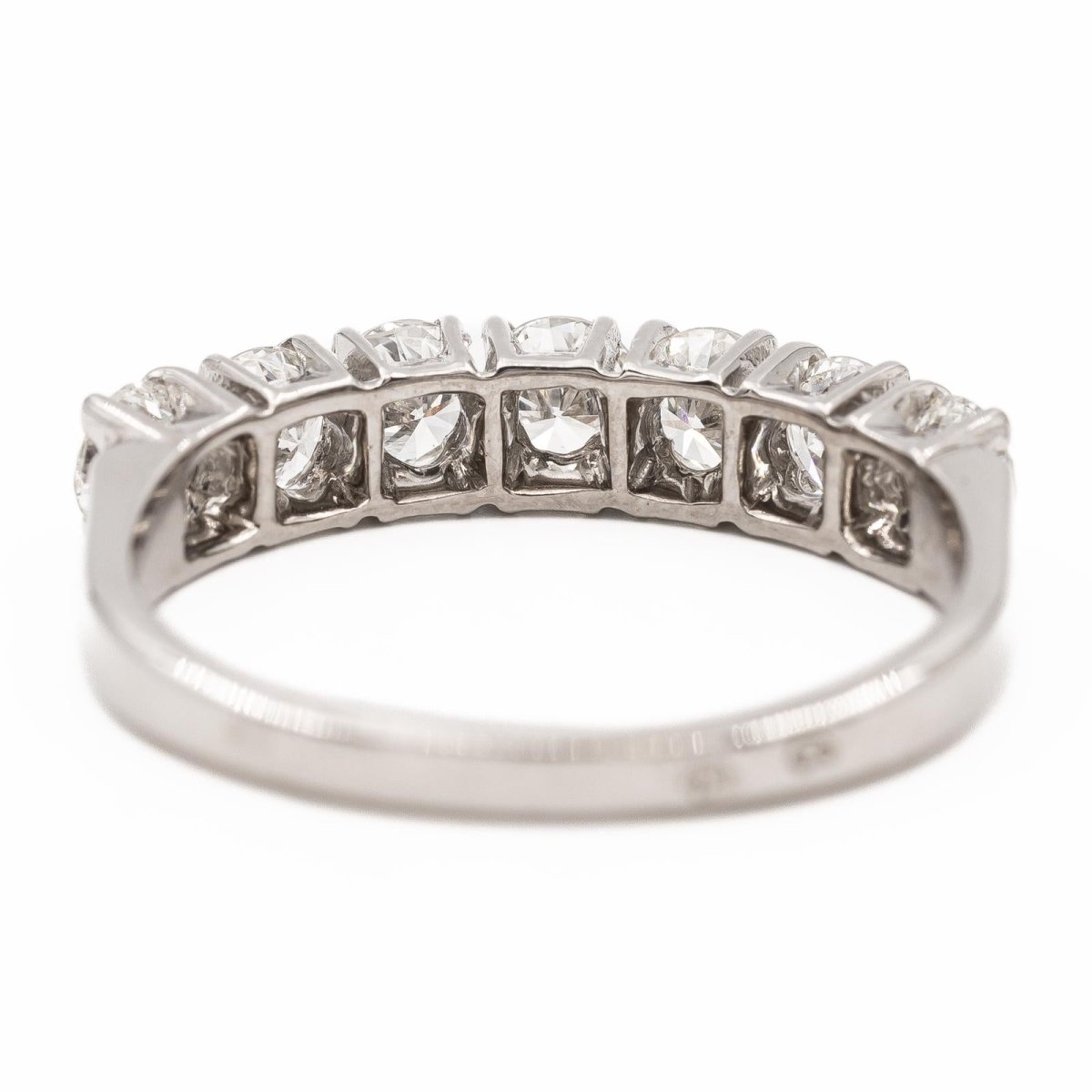 bague Demi alliance or blanc Diamant - Castafiore