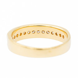 Bague Demi alliance Or jaune Diamant - Castafiore