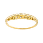 Bague Demi alliance Or jaune Diamant - Castafiore