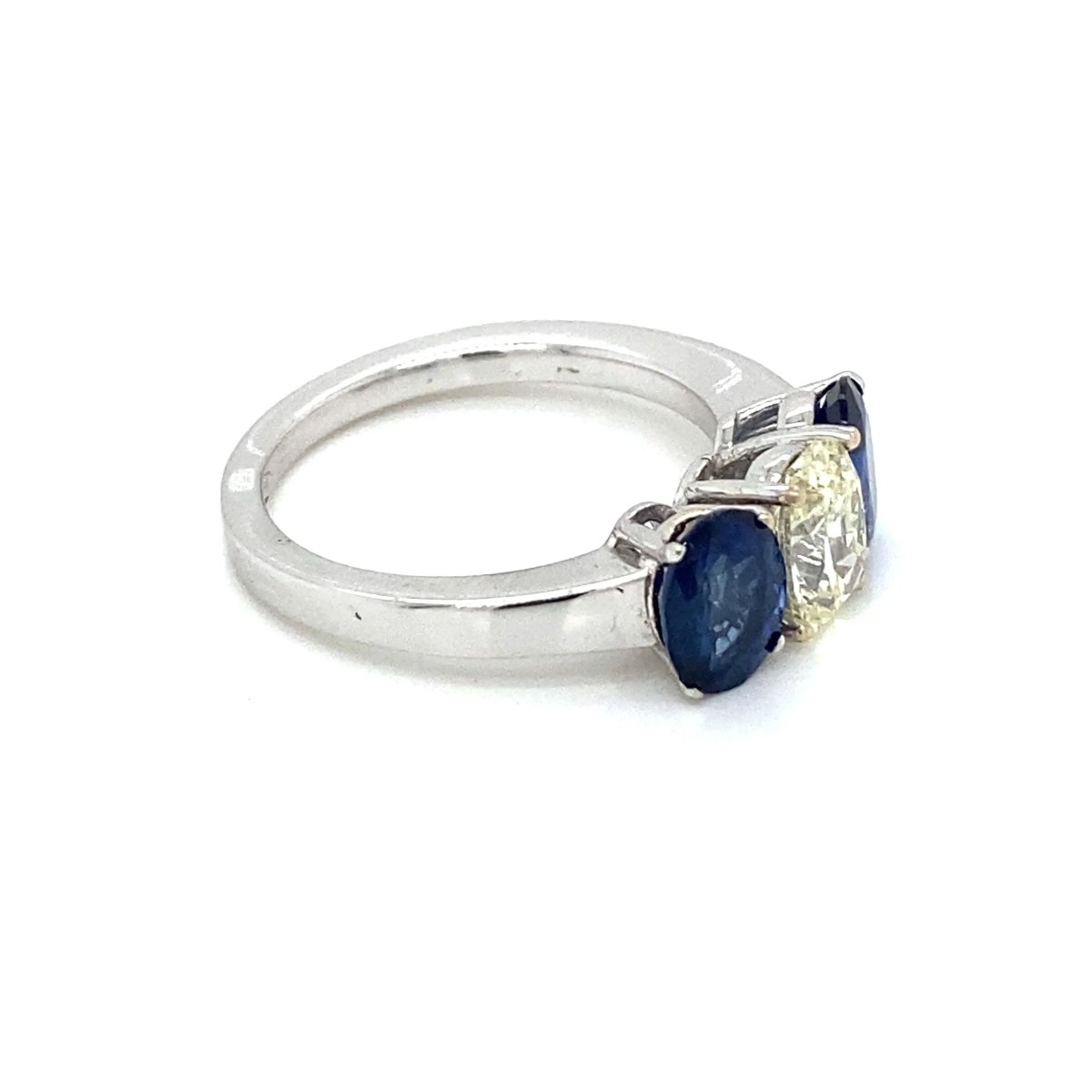 Bague d'été en or avec diamant et saphir - Castafiore