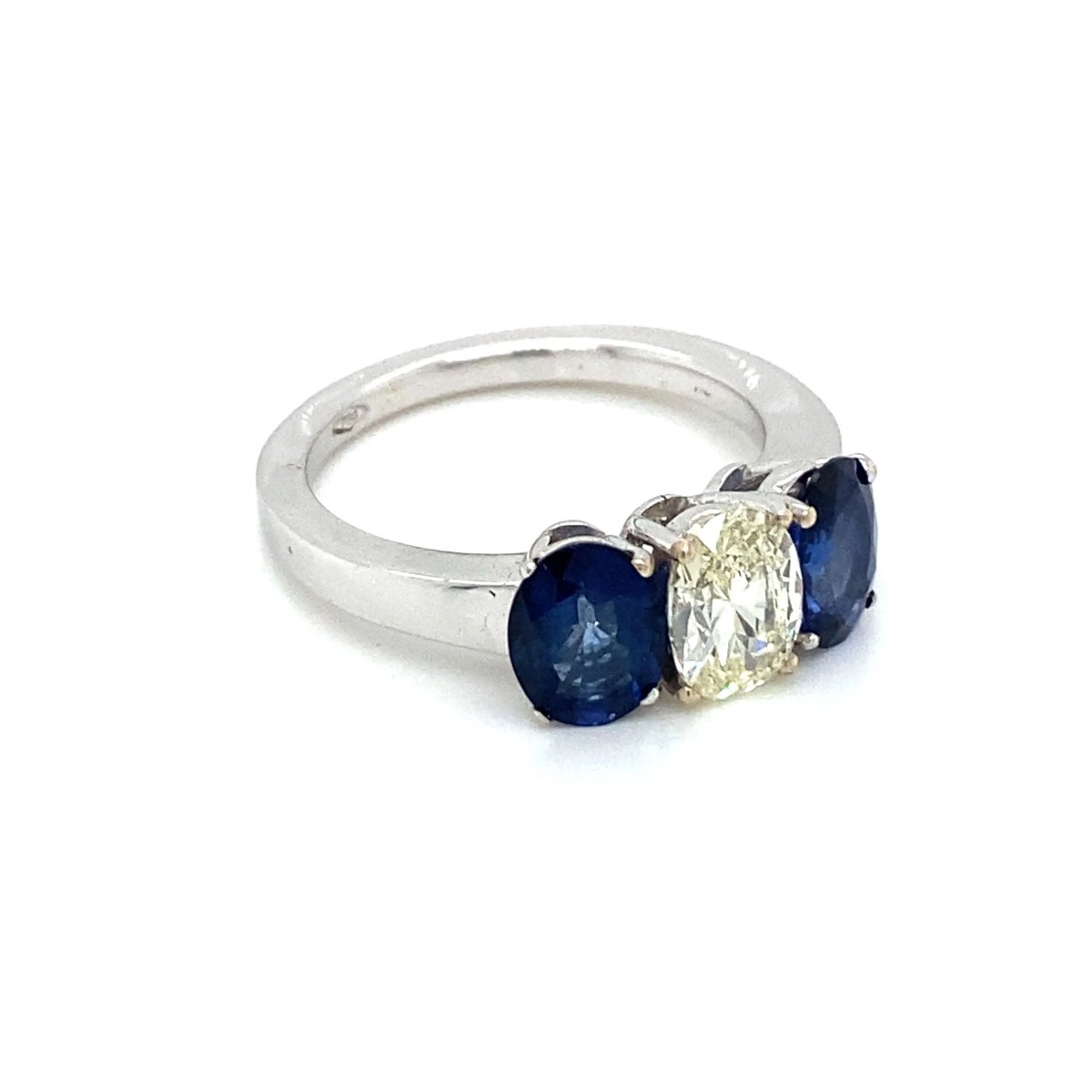 Bague d'été en or avec diamant et saphir - Castafiore