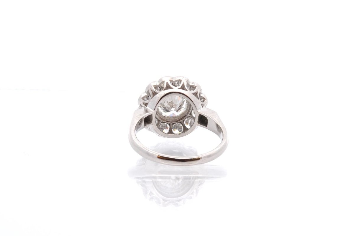 Bague diamant 0,92 ct I/VS1 en platine - Castafiore