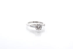 Bague diamant 1,05 carats G/VVS1 en platine - Castafiore