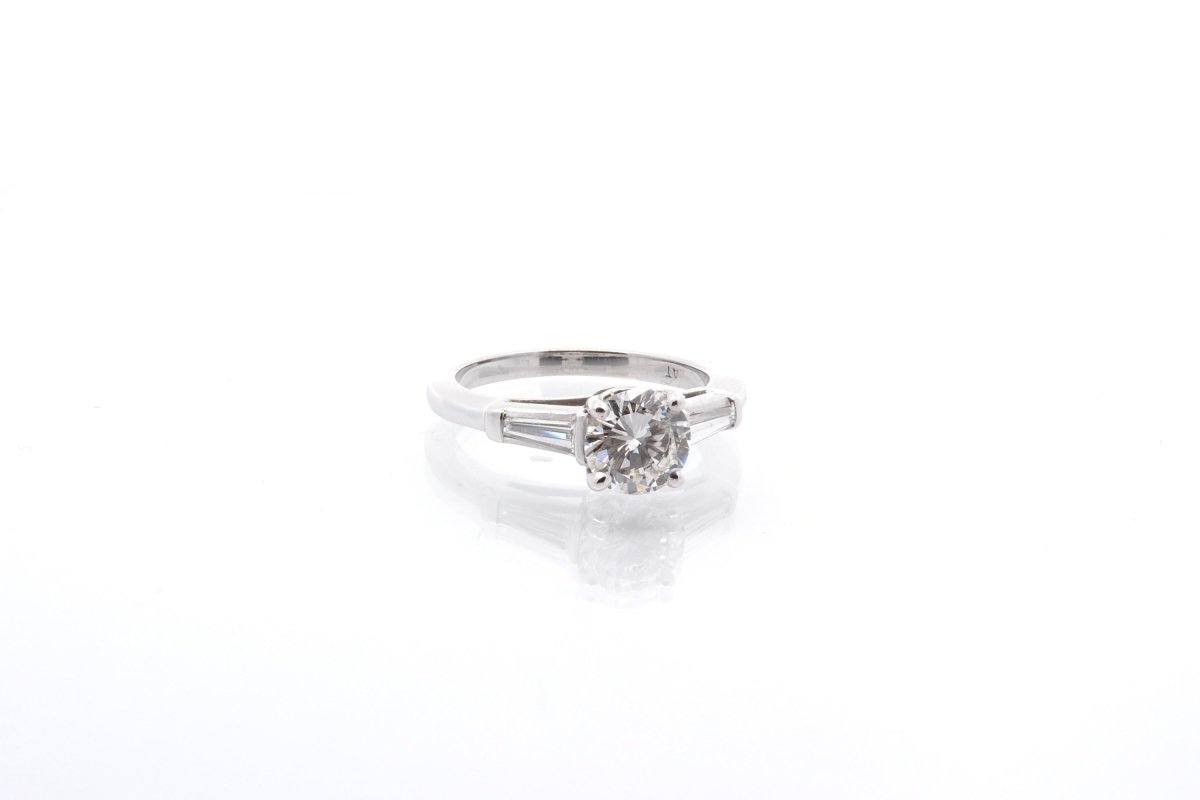 Bague diamant 1,05 carats G/VVS1 en platine - Castafiore