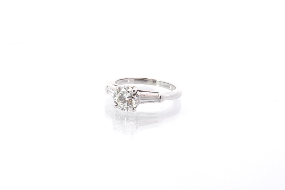 Bague diamant 1,05 carats G/VVS1 en platine - Castafiore