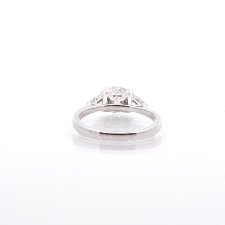 Bague diamant 1,05 cts G/Pur 10x en or 18k - Castafiore
