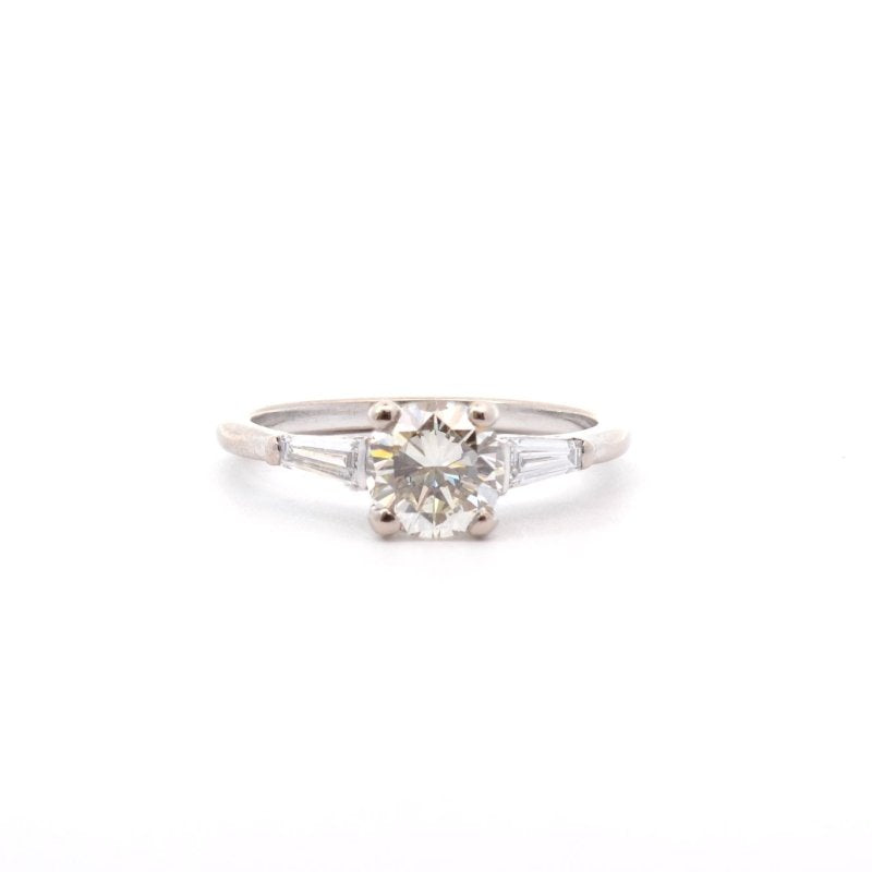 Bague diamant 1,05cts K/VVS1 en or 18k - Castafiore