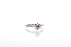 Bague diamant 1,16 cts I/SI2 en or 18k - Castafiore