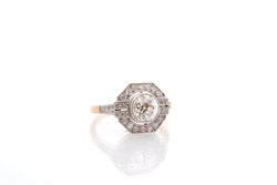 Bague diamant de 1,24cts en or et platine - Castafiore