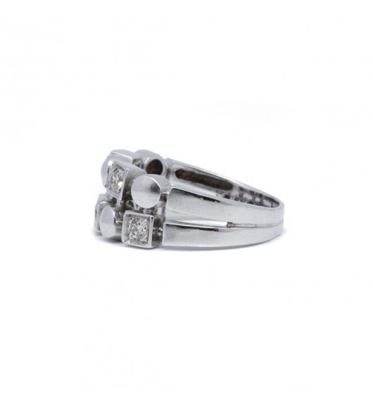 Bague Diamant en Or Blanc - Castafiore