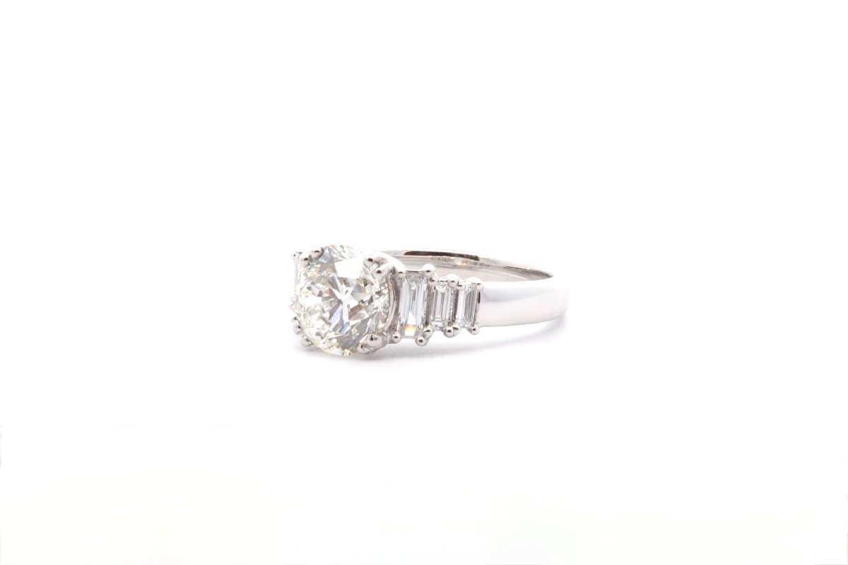 Bague Diamant I/SI1 en Platine - Castafiore