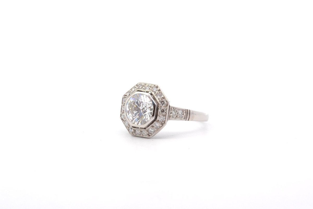 Bague Diamant I/VS1 en platine - Castafiore