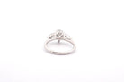 Bague Diamant Poire 1ct D/SI2 Cartier en Or Blanc 18k - Castafiore