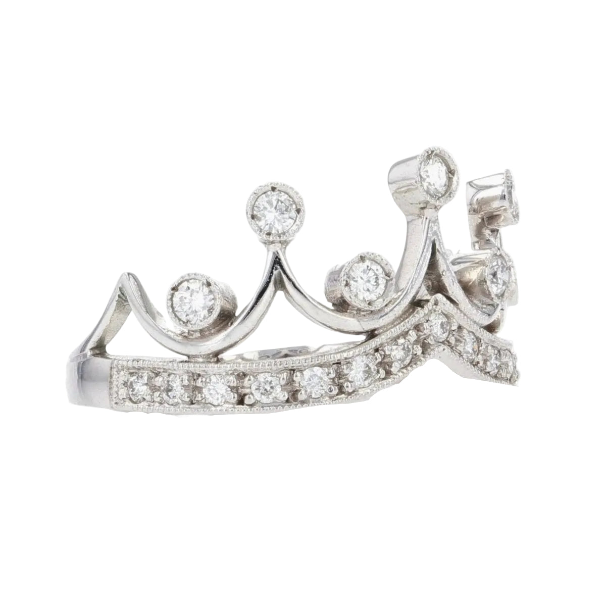 Bague Diamants Couronne - Castafiore