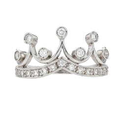 Bague Diamants Couronne - Castafiore