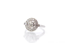 Bague diamants en or blanc 18k - Castafiore
