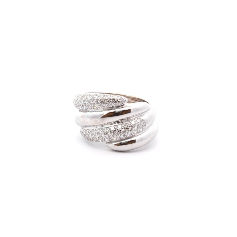 Bague diamants en or blanc 18k - Castafiore