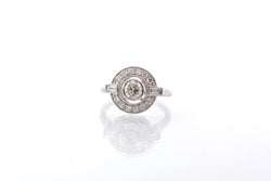 Bague diamants en or blanc 18k - Castafiore