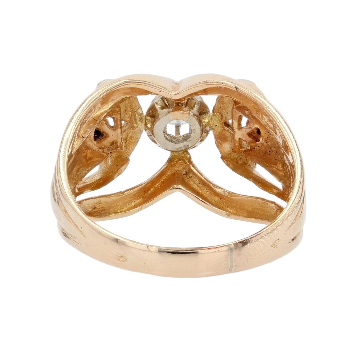 Bague Diamants en or rose et blanc - Castafiore