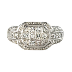 Bague diamants princesses - Castafiore