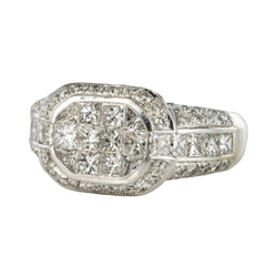 Bague diamants princesses - Castafiore