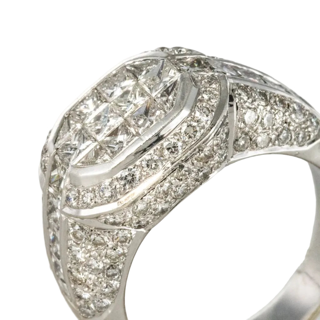 Bague diamants princesses - Castafiore