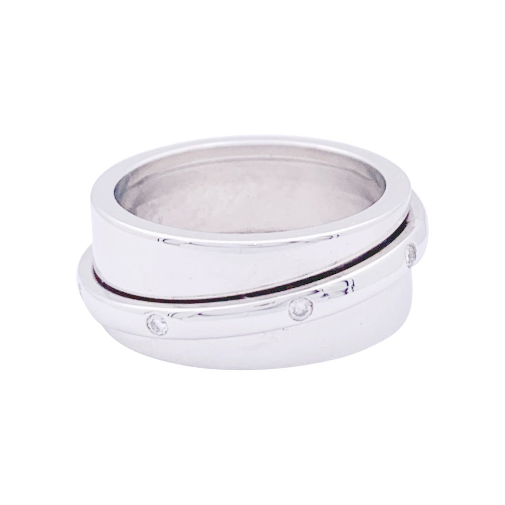 Bague DINH VAN "Ariane" en or blanc et diamants - Castafiore