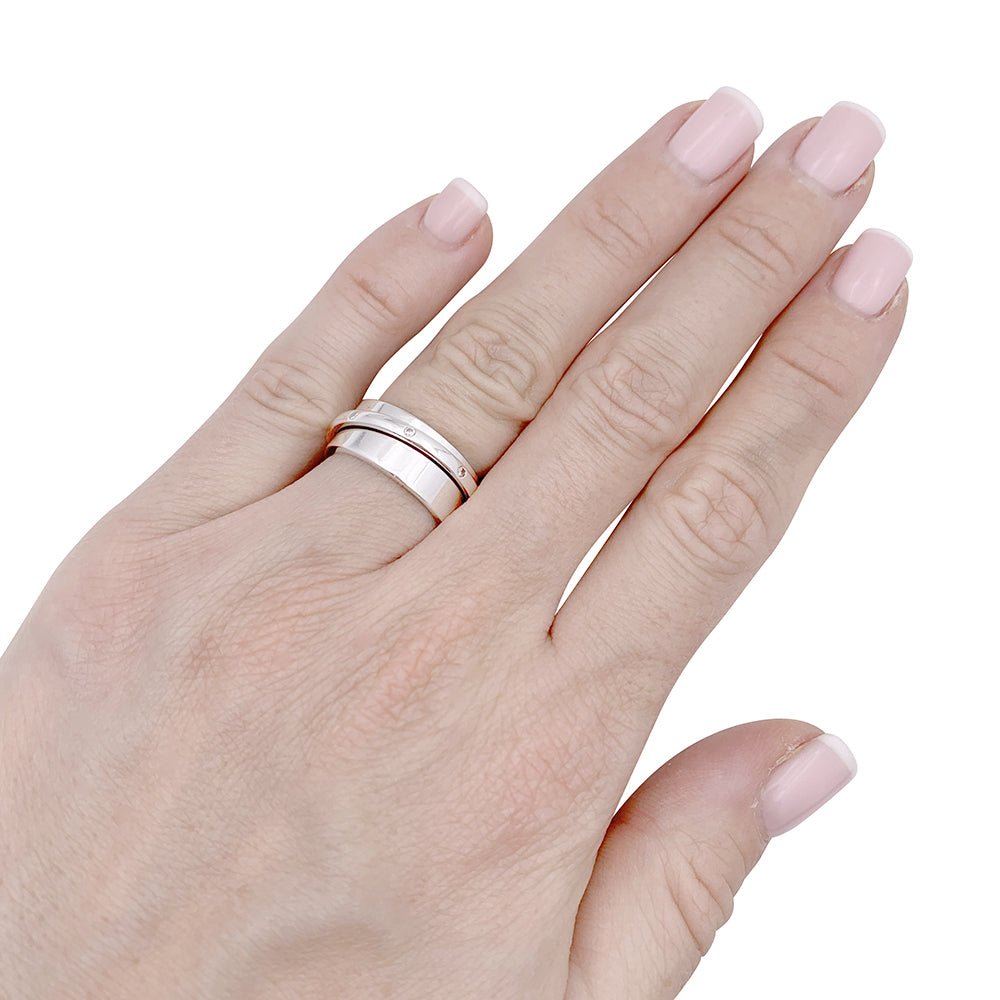 Bague DINH VAN "Ariane" en or blanc et diamants - Castafiore