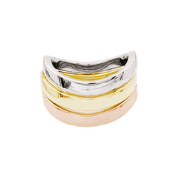 Ring Dinh Van three rings in three shades of gold.