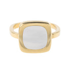 Bague DINH VAN "Impression" en or jaune et nacre - Castafiore