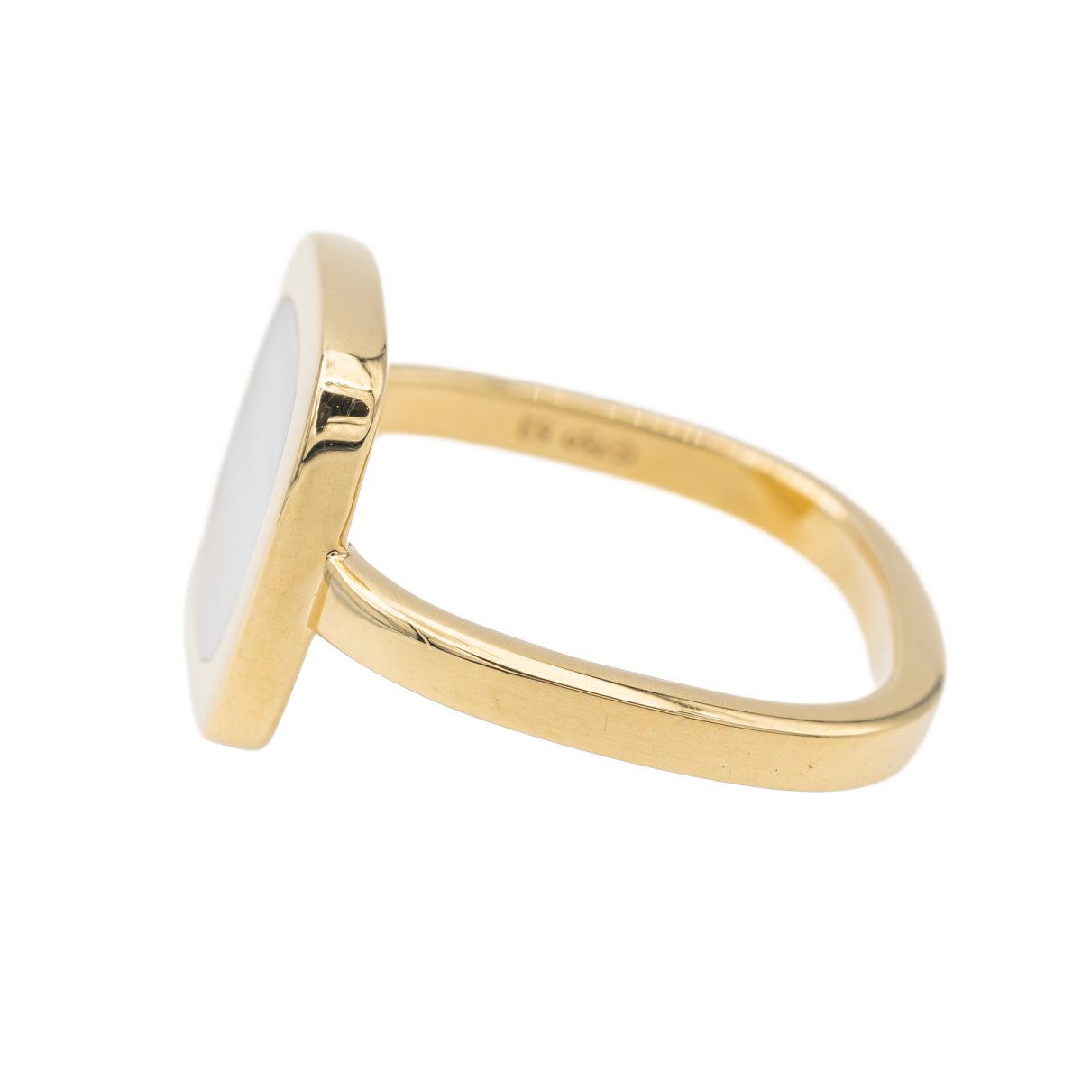 Bague DINH VAN "Impression" en or jaune et nacre - Castafiore